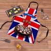 L&S PRINTS Personalised Union Jack Flag Darts Design - Splashproof - Novelty Apron