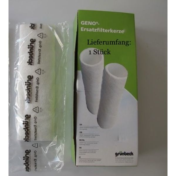 Grünbeck Ersatzfilter für Wasserfilter S 1 1/4" EINZELFILTER (80 µm ohne Schutzglocke) *** (Filterhülse Vlies Filter Feinfilter Hauswasserfilter Kerzenfilter Ersatzkerzenfilter Filterkerze)