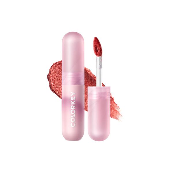 COLORKEY P103 P103 "Sunset" Moose Mud Lip (P103 Autumn Day), Detailed & Highly Colored Moose Mud, Lip Tint Mat, Highly Colorful, Waterproof, Lipstick, Moisturizing Power, Long Lasting Color, Moisturizing and Lightly Matting Feel, Warm Colors at Dusk