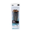 Royal & Langnickel Zen 5 Piece All Media Angular Paint Brush Set,Gold,L