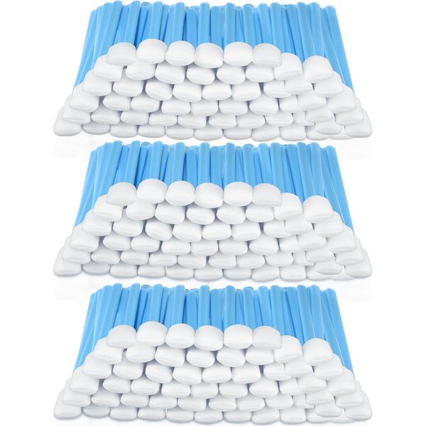 500 Pack Cleaning Swabs 5.1 Inch, Foam Tips Sponge Sticks for Printer, Electronics, Camera, Optical Lens, Sewing Machine(Blue)