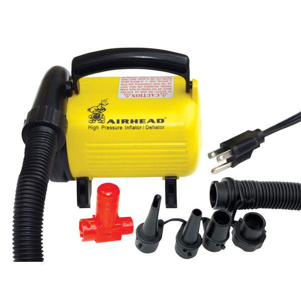 Airhead Hi Pressure Air Pump, 120v, Yellow/Black