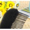 2Pcs Beige Puffy Ponytail Insert Hair Combs Hair Bun Updo Maker Hair Bump Up Insert Volume Hair Base Insert Pad Cushion Half-up Holder for Hair Styling