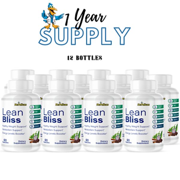 Lean Bliss- Blood/Weight Support- 12 Bottles- 720 Capsules