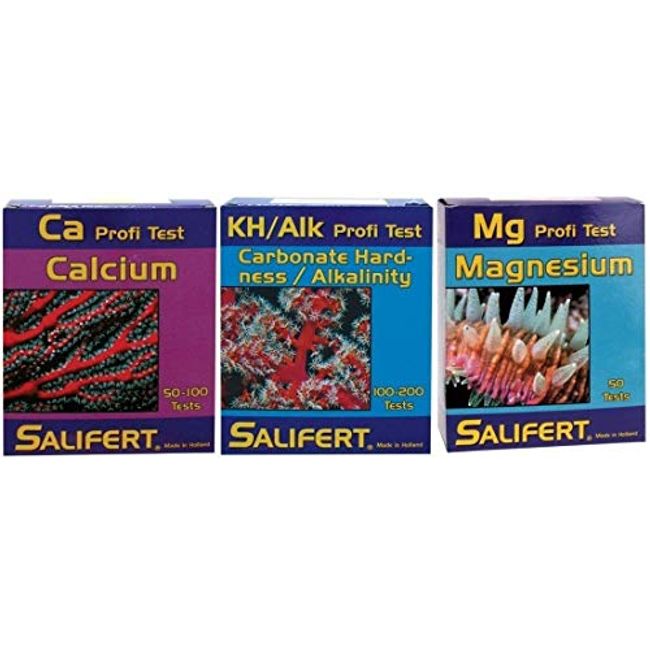 Salifert Alkalinity Calcium Magnesium Combo Test Kit