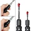 Bestgle Socket Adapter,Hex Shaft Adapter for Impact Wrench,Hex Socket Adapter,2 Pack Socket Adapter,Hex Shaft Conversion Socket Adapter,Impact Socket Shank Adapter,Slide Lock with O-Ring Pin