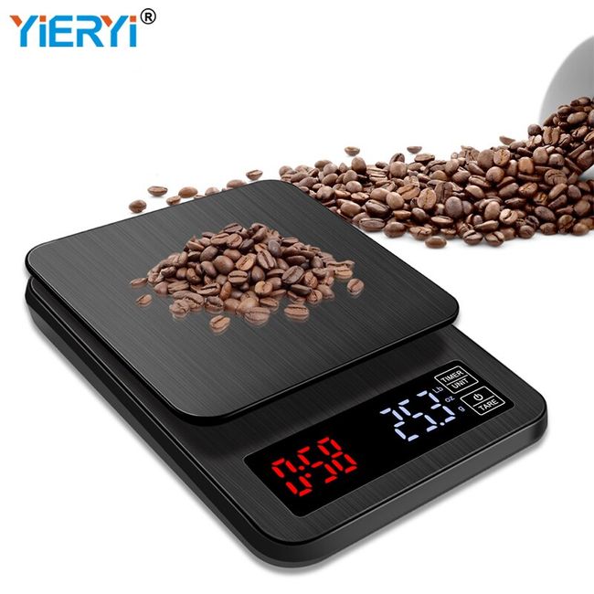 Digital Display Screen Timer Espresso Pocket Scale 1000g X 0.1g Small Mini  Coffee Scale - China Jewelry Scale, Pocket Scale