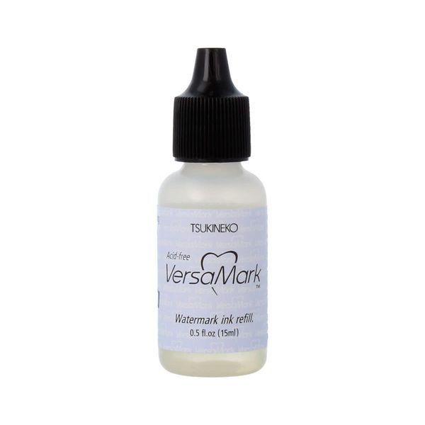 Tsukineko VersaMark Refill Ink, Clear, 15ml