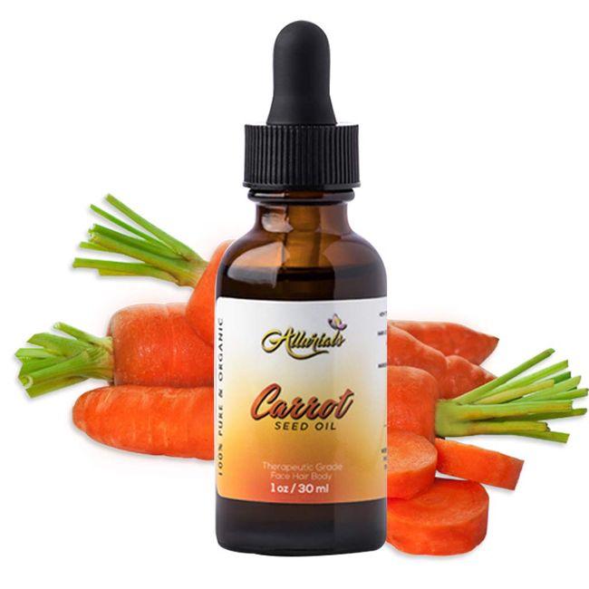 Carrot Seed Oil for Skin, Virgin, Size: 1oz (30ML)