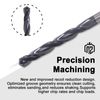 2Pcs 1/4"x2"x3-1/4" 118�� Point Angle Solid Carbide Drill Bits - AlTiN Coated