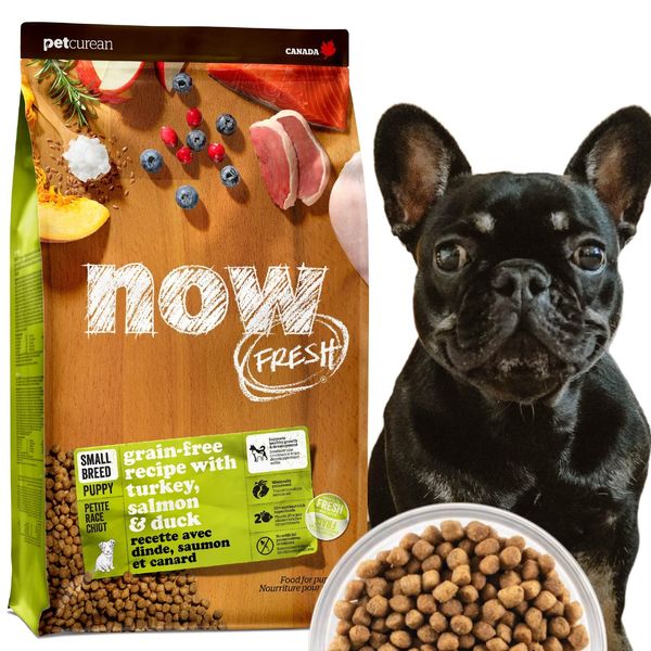 NOW FRESH NOW FRESH Ultra Small Dogs Puppies 0.8 kg Dog Food, Dry (Turkey & Salmon & Duck) Grain Free, Meal Free