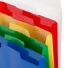 SMEAD Cascading Poly Wall File Folder, 5 Folder Pockets, Letter Size, Bright Colors (92050)