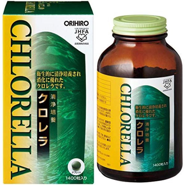 ORIHIRO Clean Culture Chlorella 1400 Tablets