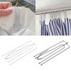 48 PCS Metal Curtain Hooks,Pinch Pleat Curtain Hook (White)