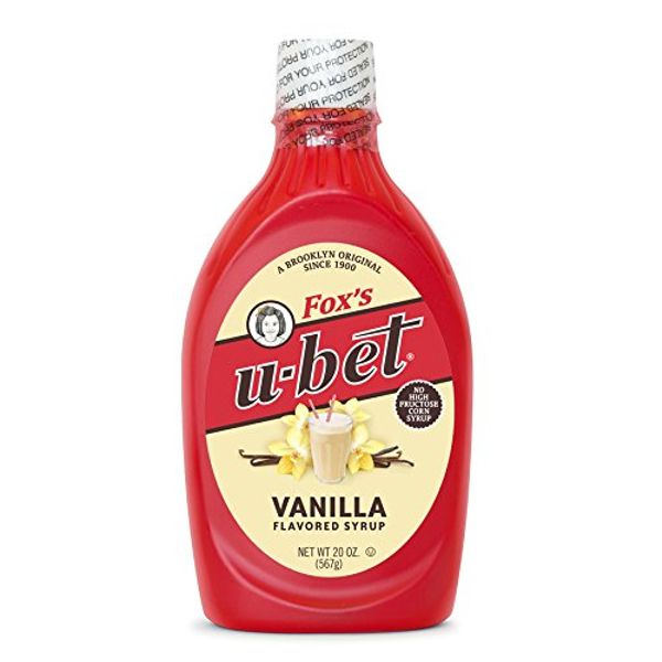 Fox's U-Bet Vanilla Syrup (20 Oz Bottle)