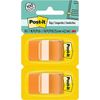 Post-It Flags Standard Page Flags In Dispenser, Orange, 100 Flags/Dispenser