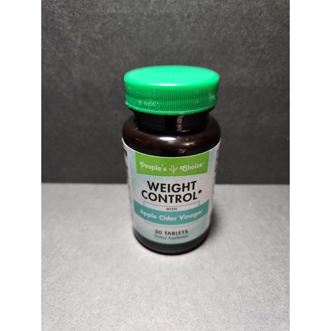 Weight Control Apple Cider Vinegar Peoples Choice 30 Tablets