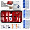 Outdoor Molle Tactical Pouch Bag Emergency EDC First Aid Kit Tools & Case 49 Pc
