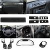 9x Inner Full Set Decor Cover Frame Trim Kit For 4Runner 10+ Carbon Accessories