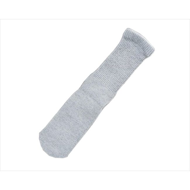 Koves Men's Ultra Thin No Hair Blend Socks, For Autumn and Winter, 9.4 - 11.0 inches (24 - 28 cm), Gray