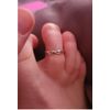 Sterling Silver Toe Ring with twist design - Adjustable size - Gift Boxed. 0983
