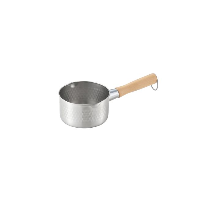 Maruyama Giken Souen SS-201 Three-Layer Steel Milk Pan, Made in Japan, 5.5 inches (14 cm)