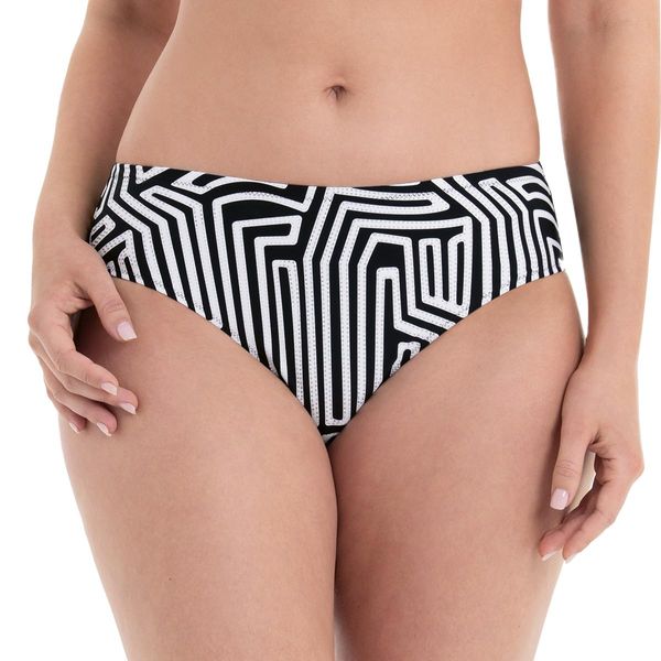 Rosa Faia - Shining Lines - Women's - Bikini Briefs - Bottom - Swimwear, black
