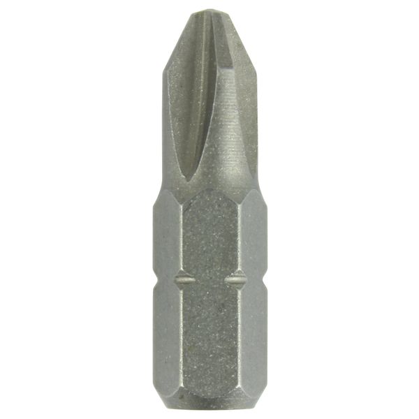 TIMCO Phillips Driver Bit S2 Grey - S2 Steel is premium quality alloy steel for exceptional strength and durability compared with standard chrome vanadium driver bits - No.1 x 25