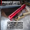 COAST XT10R 280 Lumen USB-C Rechargeable Pocket Flashlight, RED