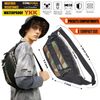 Rough Enough Large Tactical Fanny Pack for Men Waist Pack Crossbody Bag Hunting Hiking Camping Fishing Travel Waterproof Camo Cordura