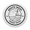 South West Coast Path Cornwall Coastal Backpacker Hiking PopSockets with Interchangeable PopGrip