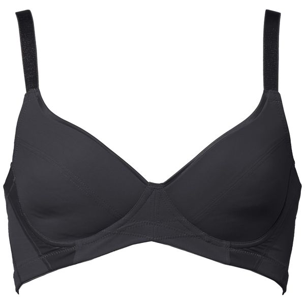 Bias Lift 9100169 Women's Bra, Back Support, Beautiful Posture, Wire-Free Bra, charcoal black