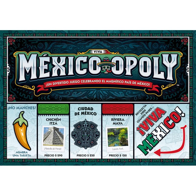 Late For The Sky Mexico-Opoly Late For The Sky Spanish Board Game | MainPlace Mall