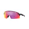 Oakley Mens Oo9235 Encoder Strike Vented Rectangular Sunglasses, black
