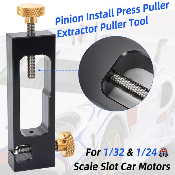 Pinion Install Press Puller and Extract Puller Tool For 1/32 1/24 Slot Car RC US