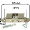SPARES2GO Roller Type Door Catch Lock Kit for Belling Oven Cooker
