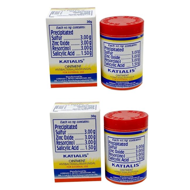 2 Jars Katialis Ointment, 30g Each