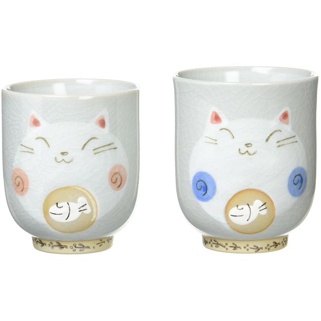 Ale-net Tail Cat Pair Tea Cup Couple Tea Cup