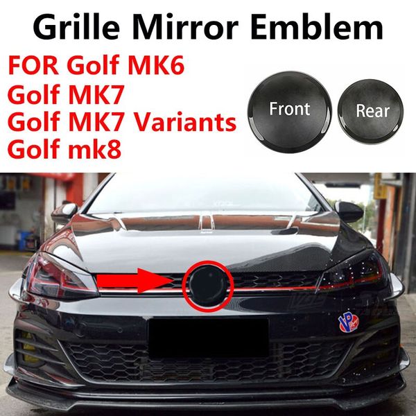 Golf Face Patch UV Protection Radar ACC Function Running Flat Rear & Front Car Logo Golf 6 7/7.5/8 MK6 MK7 MK7.5 MK8 7 Variants