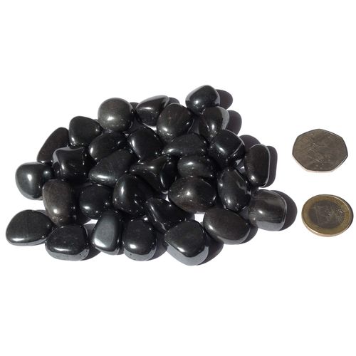 5 x Hematite Tumblestone Crystal - Healing Crystal - Soothing and Calming - Crystal Therapy Tumblestone