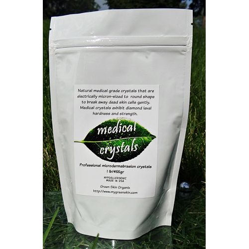 Best Stretch Mark Microdermabrasion Crystals- Most Effective treatment for Old White Stretch Marks pure Stretch Mark Microdermabrasion Medical Crystals for manual use 2lbs shown to remove dead skin cells, exfoliate rough skin,repair scars and old white st