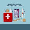 Ever Ready First Aid Disposable Cold Compress Therapy Instant Ice Pack for Injuries 4.5" x 7" - 125 Pack