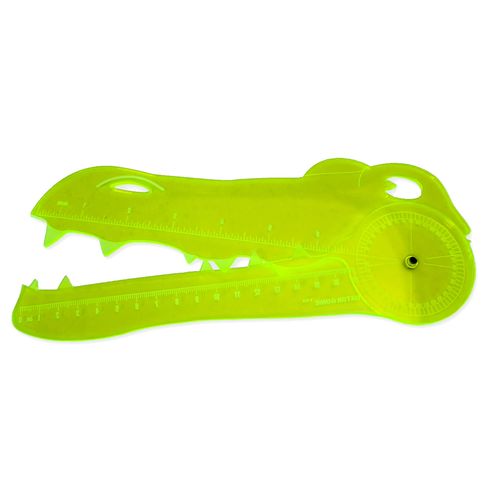 Rehabilitation Advantage Plastic Green Gator Goniometer