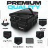 Car Trunk Organizer, Collapsible Multi Compartment SUV Organizer, Foldable St...
