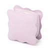 Francfranc Wave Shape Stand Pouch Small Light Purple Makeup Pouch Trinket Case, light purple