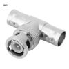 Premium Material BNC Connector T Shape Adapter with Zinc for Communication