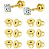 AoedeJ Earring Backs Replacement for 20G/0.8mm Screw Back Earring for Studs