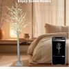 3 Sets Smart Birch Tree,Warm White, Timing, Dimmer Lights,APP Remote Home Decor