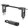CHAFON 6 in 1 ALL IN Charger Grey Multi Charging Cable Type-C/A