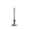 IMC Cape Cod B/O LED Window Candle w/ Timer & Wax Drips - Pewter, 9.5" (Qty 1)